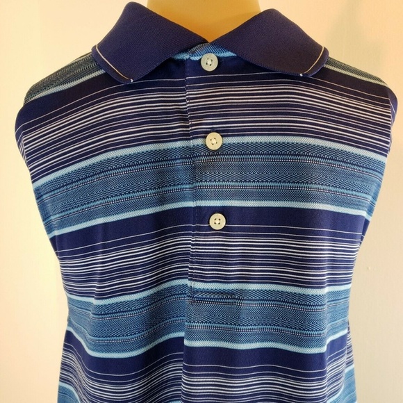 PGA Tour Other - PGA Tour Men's Polo Shirt Blue Turquoise Size L